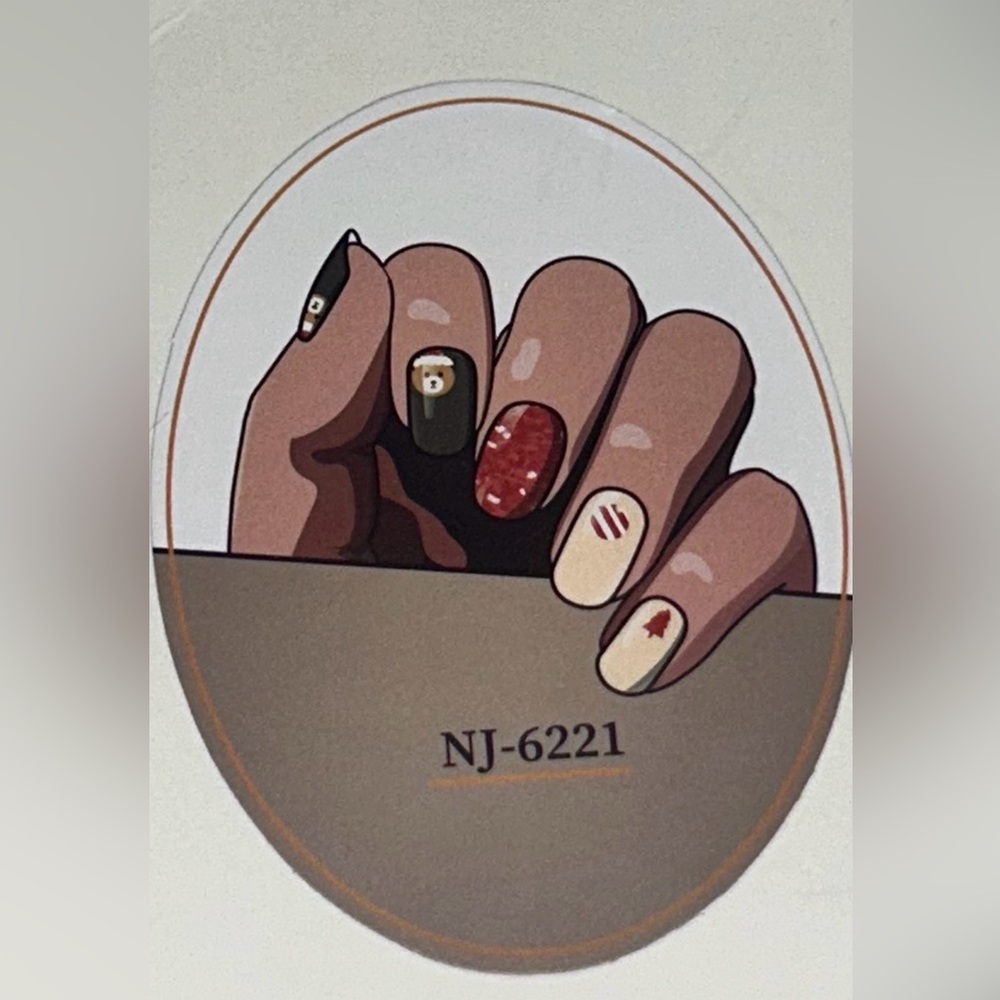 💅 Festive LED Finger Nail Wraps 💅